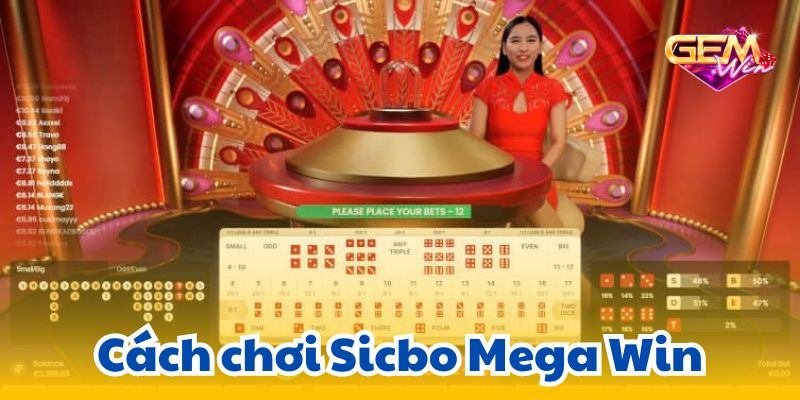 sicbo mega win 3 Cách chơi Sicbo Mega Win