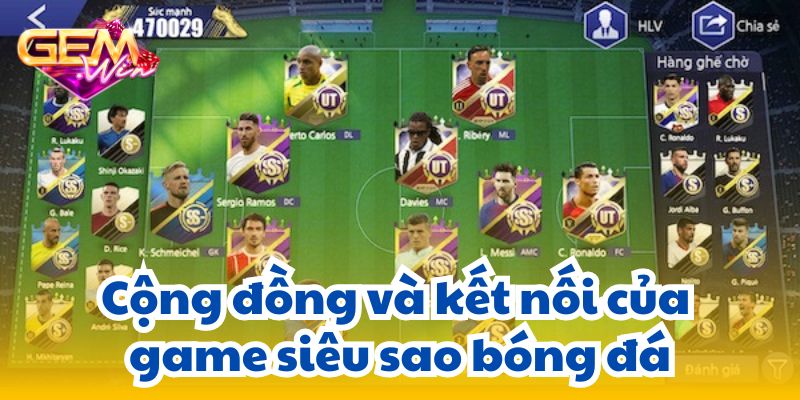 sieu sao bong da 3 Cộng đồng và kết nối của game siêu sao bóng đá